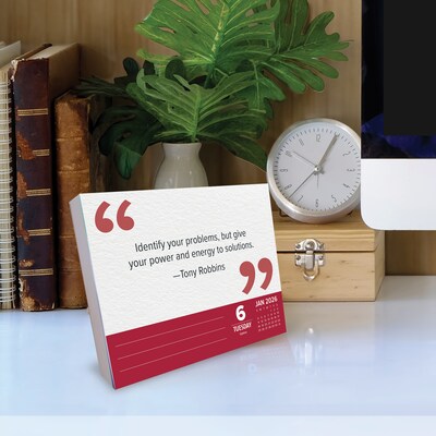 2026 Willow Creek Great Leaders, Greatest Quotes 6.2" x 5.4" Day-to-Day Calendar (54208)