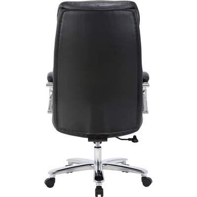 Lorell Big & Tall High-Back Chair, 400 lb. Capacity, Black (LLR67004)
