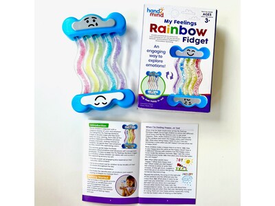 hand2mind My Feelings Rainbow Fidget Toy, Multicolor (94489)