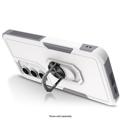 SaharaCase Raider Phone Case for Galaxy S25, Shock Absorbing, Fossil White (CP00744)