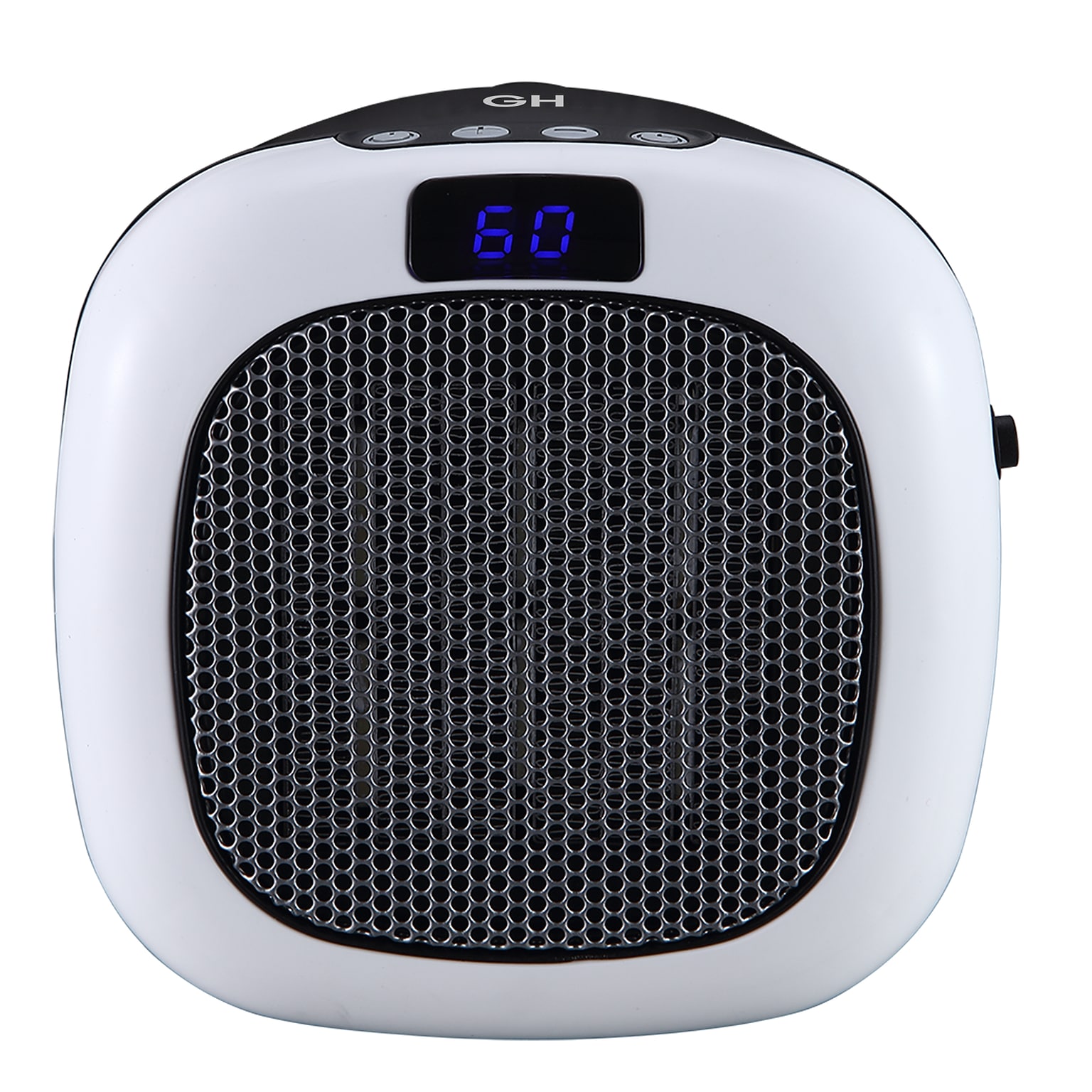 Good Housekeeping 750-Watt 2560 BTU Portable Ceramic Electric Wall Heater, White (73069-WH)