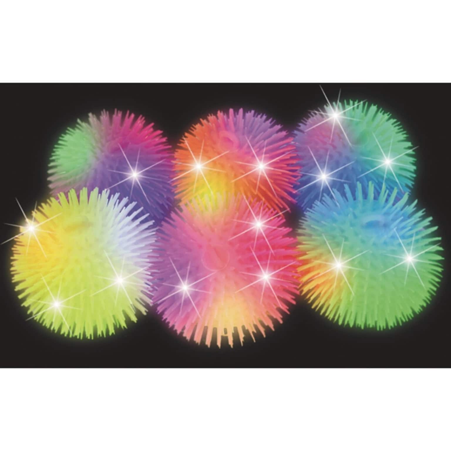 Gloworks Light Up Puffer Balls, 11 6pk (SL3400)