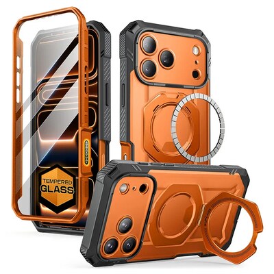 SUPCASE UBGrip Pro MagSafe Case for iPhone 17 Pro, Shock Absorbing, Coral (SUP-iPhone2025Pro-GripPro-GSSP-Coral)