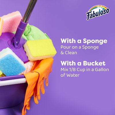 Fabuloso Multi-Purpose Cleaner, Lavender Scent, 56 fl. oz., 6/Carton (153041CT)