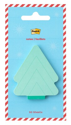Post-it Tree Sticky Note, 2 x 2.5, Jingle Notes Collection, 50 Sheet/Pad (HOL25-JN-TR)