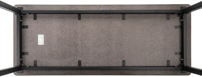 National Public Seating SLT Series Height Adjustable Utility Table, 24"W x 60"D, Black (SLT3-2460C)