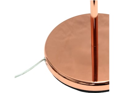 Lalia Home Studio Loft 55.5" Rose Gold Floor Lamp with Cylindrical Shade (LHF-5021-RG)