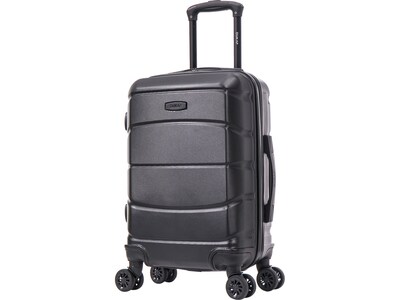 DUKAP SENSE Polycarbonate/ABS Carry-On Suitcase, Black (DKSEN00S-BLK)