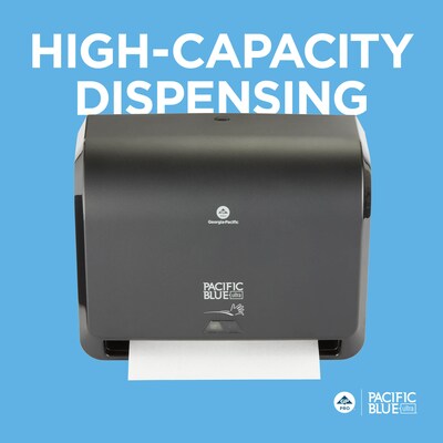 Pacific Blue Ultra Mini Hardwound Paper Towel Dispenser, Black (54518)