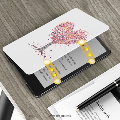 SaharaCase Venture TPU 7" Folio Case & Screen Protector for Kindle, Tree Heart (TB00448-ZD-T70)