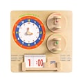 Flash Furniture Bright Beginnings Telling Time STEAM Wall Activity Board (MK-ME09609-GG)