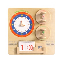Flash Furniture Bright Beginnings Telling Time STEAM Wall Activity Board (MK-ME09609-GG)