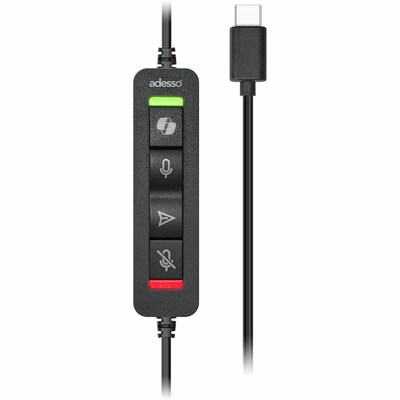 Adesso Stereo Over-Ear Headset, USB-C/USB-A (Xtream P7)