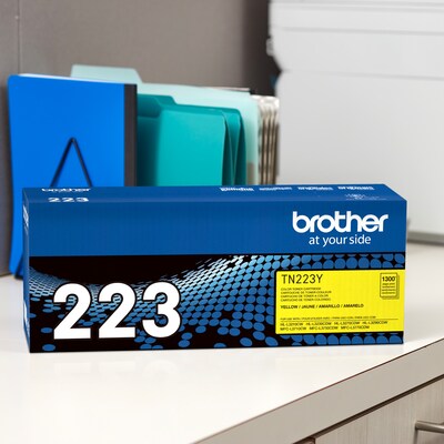 Brother TN223 Yellow Standard Yield Toner Cartridge, Print Up to 1,300 Pages  (TN223Y)