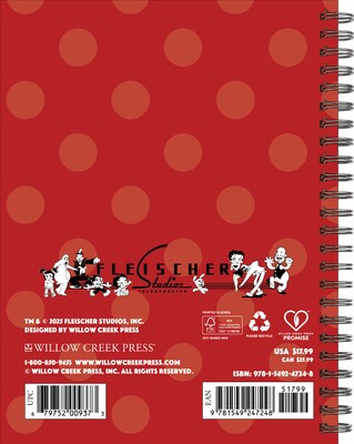 2025 Willow Creek Betty Boop 8.5 x 6.5 Yearly Planner (47248)