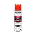 Rust-Oleum Industrial Choice Precision Line Inverted Marking Paint, APWA Alert Orange, 17 oz., 12/Pa