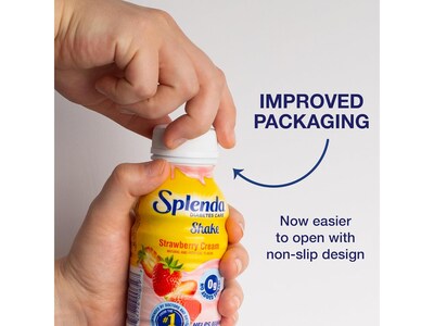 Splenda Diabetes Care Sugar-Free Strawberry Cream Shake, 8 oz., 24 Bottles/Carton (SP20252580)