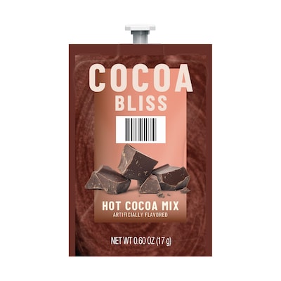 Flavia Cocoa Bliss Milk Chocolate Hot Cocoa, Flavia Freshpacks, 72/Carton (MDR20620)