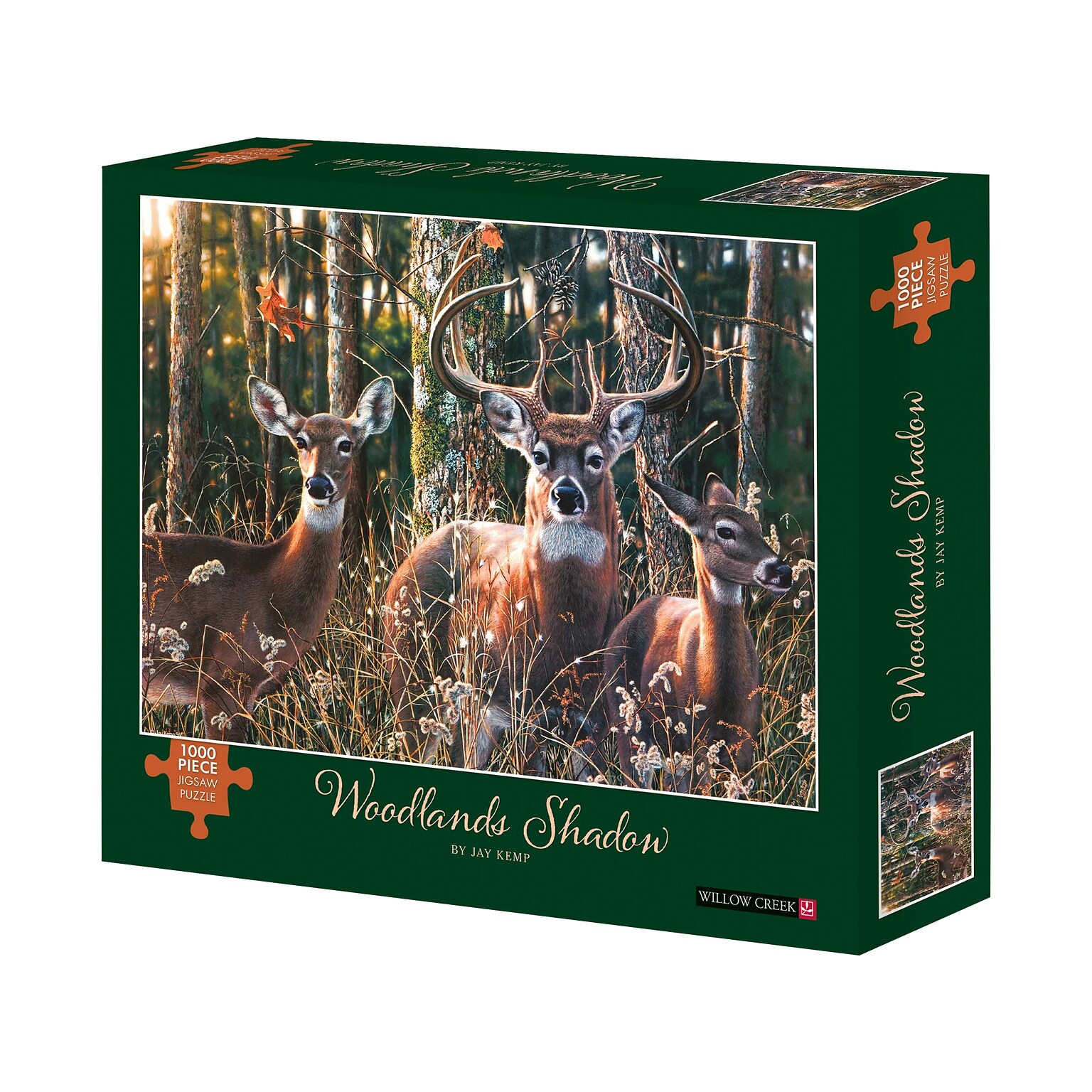Willow Creek Woodlands Shadow 1000-Piece Jigsaw Puzzle (48666)