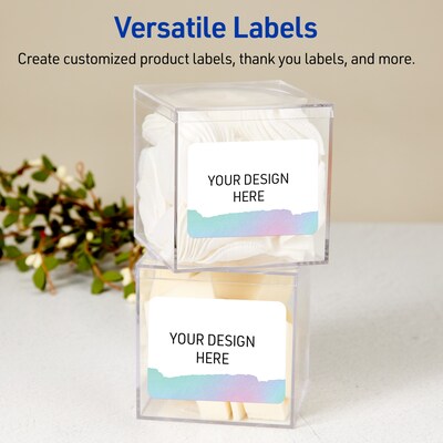 Avery Laser/Inkjet Rectangle Multipurpose Labels, 2" x 3", White, 80/Pack (S00F3R)