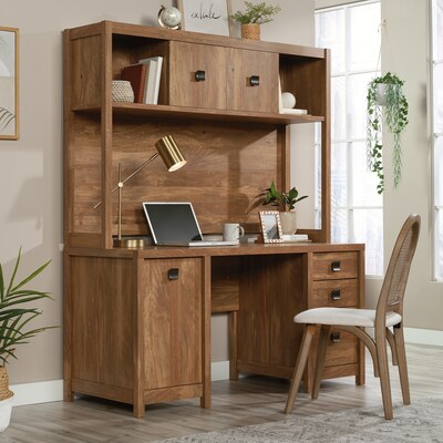 Sauder Cannery Bridge 60"W Desktop Hutch, Sindoori Mango (429511)