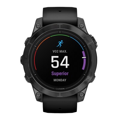 Garmin epix Pro Gen 2 Standard Edition Smartwatch, Slate Gray & Black, 47mm (GRM0280300)
