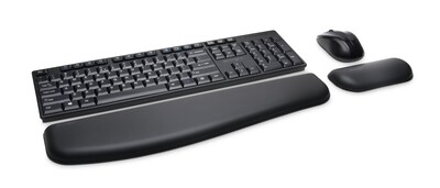 Kensington ProFit LowProfile Ergonomic Wireless Keyboard and Mouse Combo, White (K75230US)