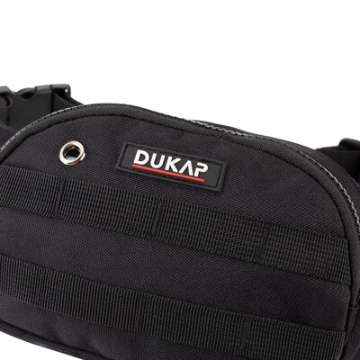 DUKAP Tango Polyester Waist Bag, Black (BDK-TAN-BLK)
