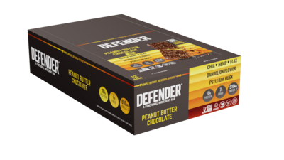 Defender Gluten Free Peanut Butter Chocolate Nutrition Bar, 1.55 oz., 12 Bars/Box (E0044DB01PB)