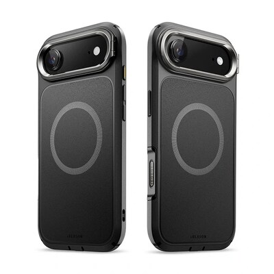 i-Blason Ares Flip Magsafe Rugged Case for iPhone 17 Pro Max, Shock Absorbing, Black (iPhone2025Air-AreFlip-GSSP-Black)