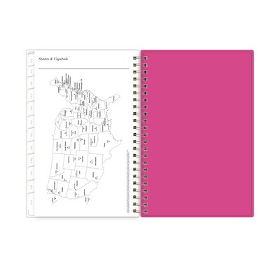 2025-2026 Blue Sky Sincerely Jules Helenora 5" x 8" Academic Year Weekly & Monthly Planner, Plastic Cover, Multicolored (155329)