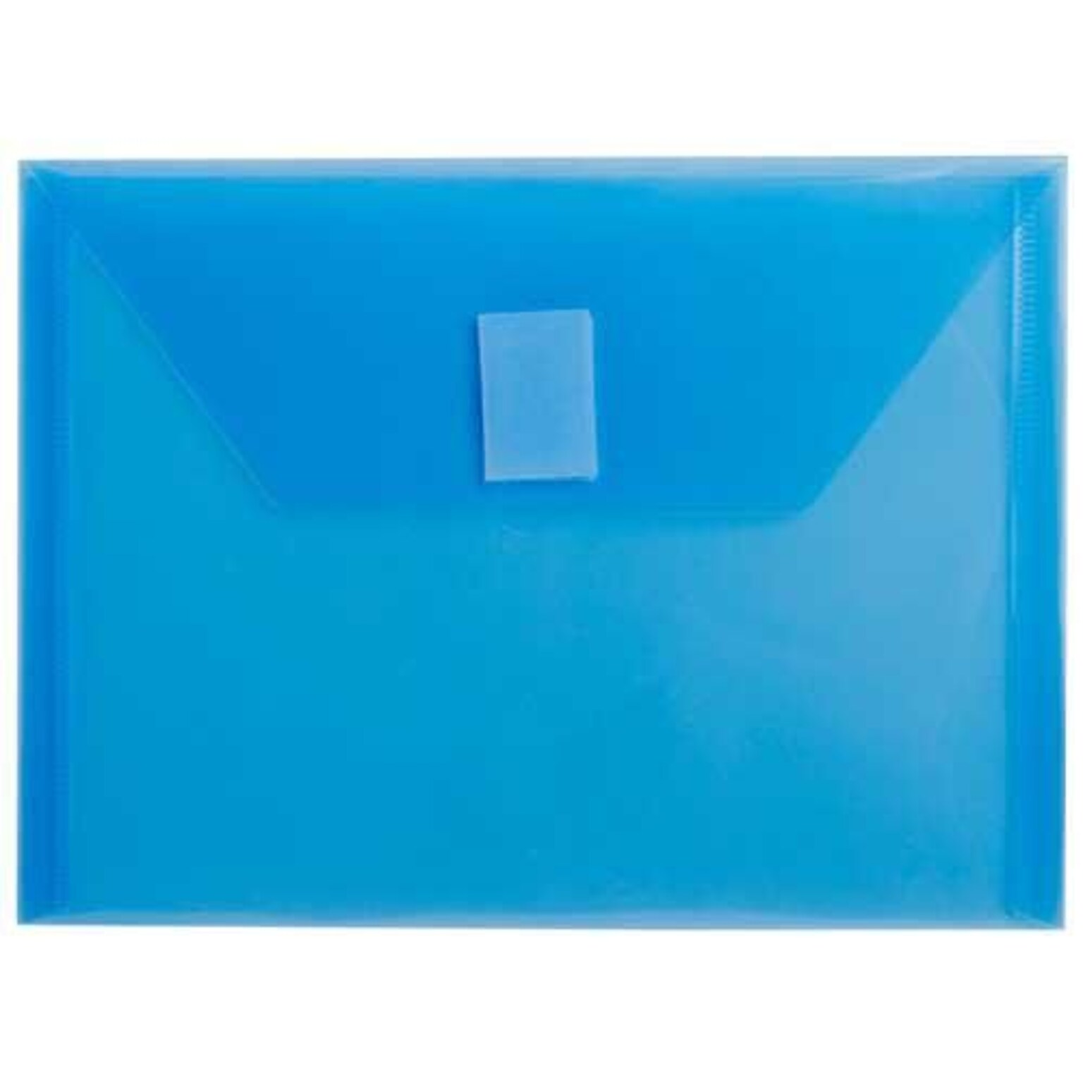 JAM Paper Premium Expanding Wallet with Hook & Loop Closure, Other, Blue, 3/Pack (920V0bux3)