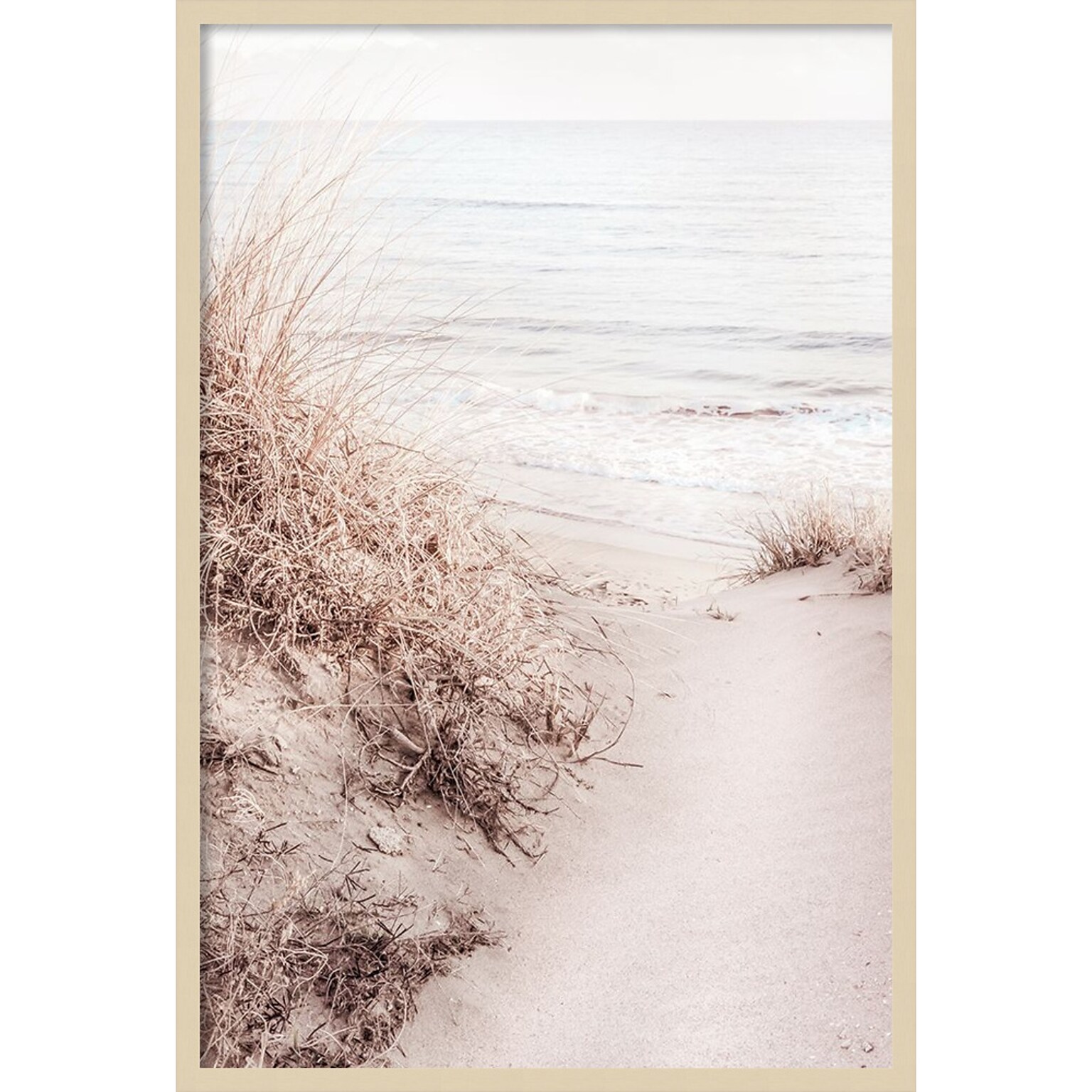 Amanti Art Beach Sand 10 by 1x Studio III Wood Framed Wall Art Print, 28 x 41 (A42677389841)