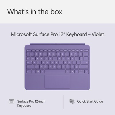 Microsoft Surface Pro 12" Keyboard Cover, Violet (EP2-32727)