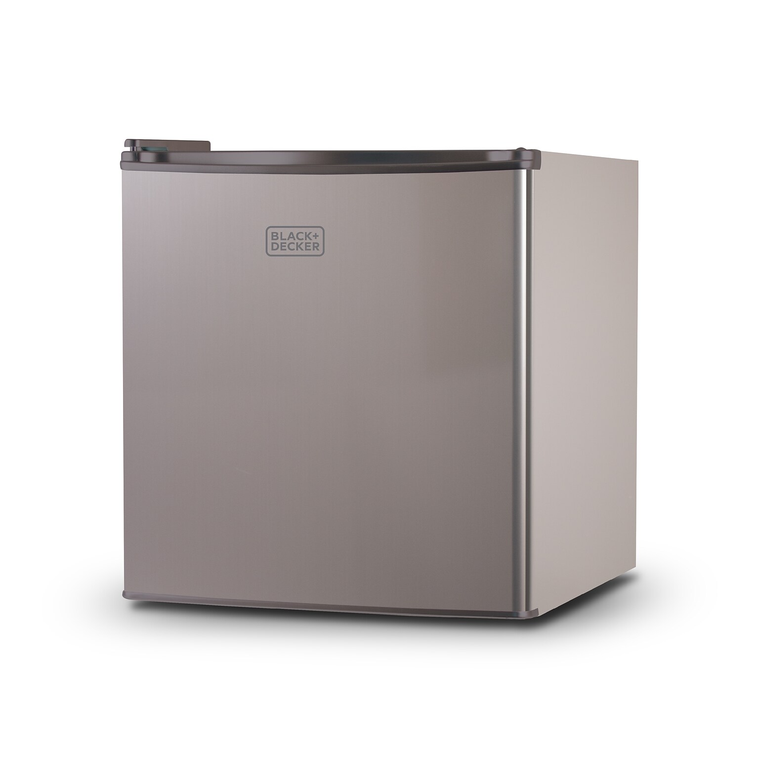 Black & Decker Adjustable Shelves Refrigerators w/Freezer, 1.7 Cu. Ft., Silver (BCRK17V)