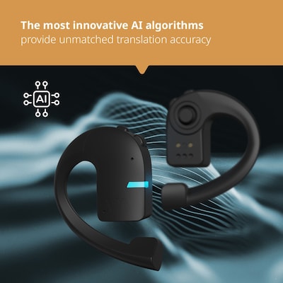 Vasco Electronics Earbud Translator, Black (E1)