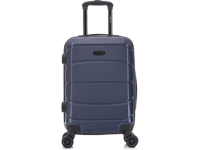 DUKAP Sense 21.45 Hardside Suitcase, 4-Wheeled Spinner, Blue (DKSEN00S-BLU)