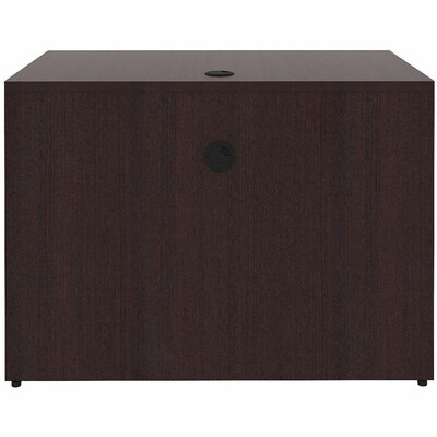Lorell 29.5"H x 41.4"W Desk Bridge, Espresso (LLR18246)