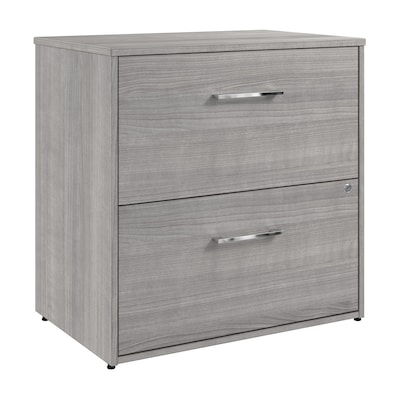 Bush Business Furniture Hustle 2 Drawer Lateral File Cabinet, Platinum Gray (HUF130PG)