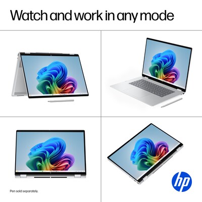 HP OmniBook 7 Flip 16" 2K 2-in-1, Copilot+ PC, Intel Core Ultra 7, 32GB RAM, 1TB SSD, +23 hours battery, Windows 11 Home
