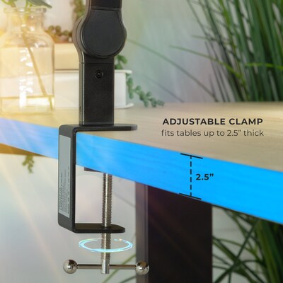 Mount-It! LED Desk Lamp, 28", Black (TS-7011)