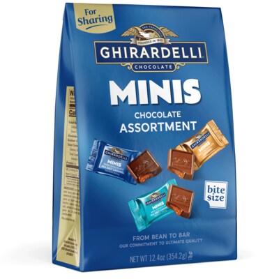 Ghirardelli Minis Assorted Chocolate, 12.4 oz., 44 Pieces (220-02815)