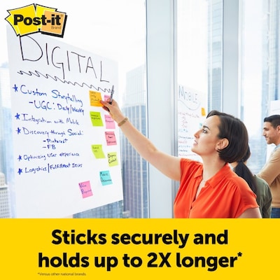 Post-it Super Sticky Tabletop Easel Pad, 20" x 23", 20 Sheets/Pad, 4 Pads/Pack (563 VAD 4PK)