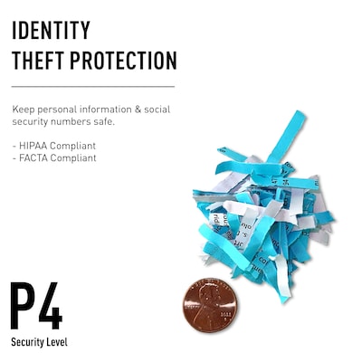 IDEAL 4001 P-4 Security 28 Sheet Cross Cut Multi-Media Commercial Shredder (IDEDSH0324H)
