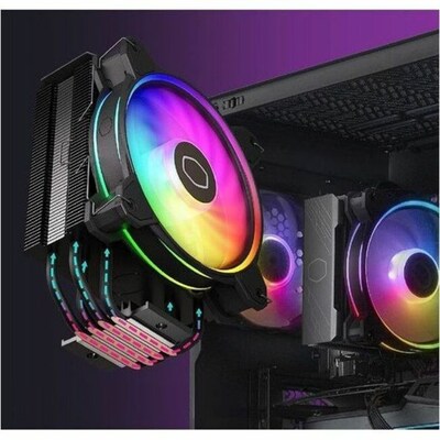 Cooler Master HAF 5 Pro Gaming Desktop Computer, NVIDIA GeForce RTX 4060, Intel Core i5-12400F, 16GB RAM, 1TB SSD, Windows 11