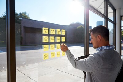 Post-it Super Sticky Notes, 3" x 3", Canary Yellow, 90 Sheets/Pad, 24 Pads/Pack (654-24SSCP)