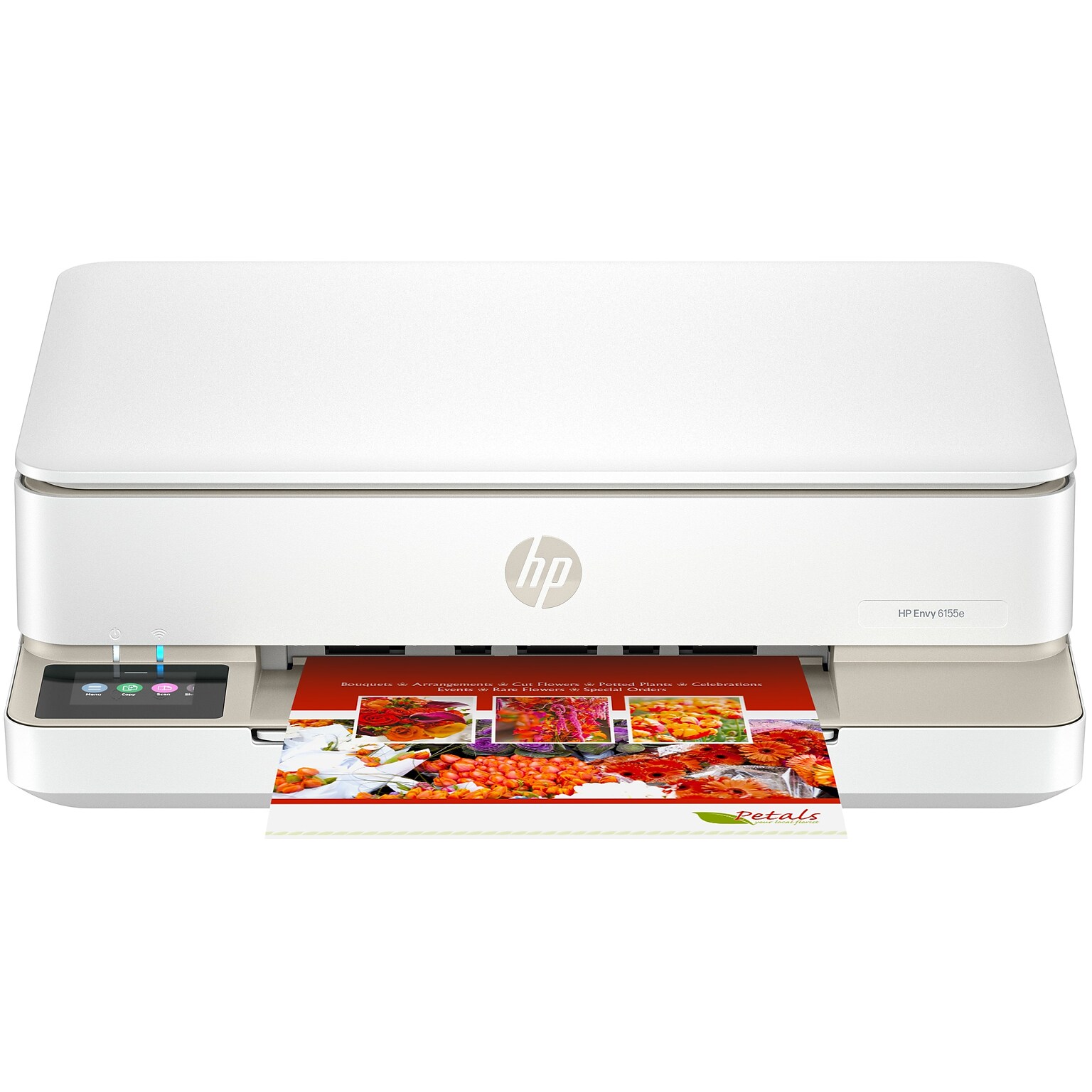 HP Envy 6155e Wireless All-in-One Color Inkjet Printer, Scanner, Copier, Best for Home, 3 months FREE ink with HP+ (714L5A)