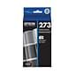 Epson T273 Photo Black Ink Cartridge, Standard (T273120-S)