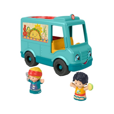 Fisher-Price Little People Serve It Up Food Truck, Multicolored (GTT73)