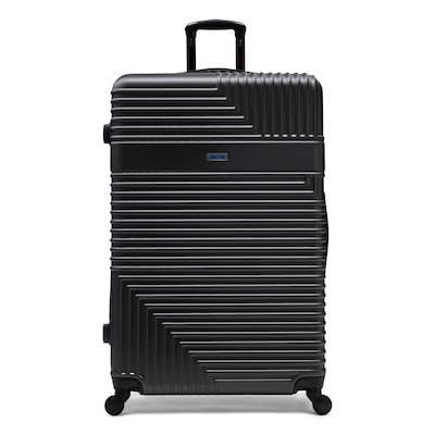 InUSA Resilience 33.6" Hardside Suitcase, 4-Wheeled Spinner, TSA Checkpoint Friendly, Coal (IURES00XL-COA)